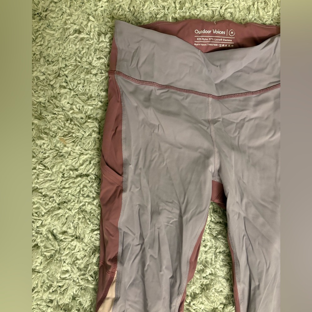 Outdoor voices multi colored leggings